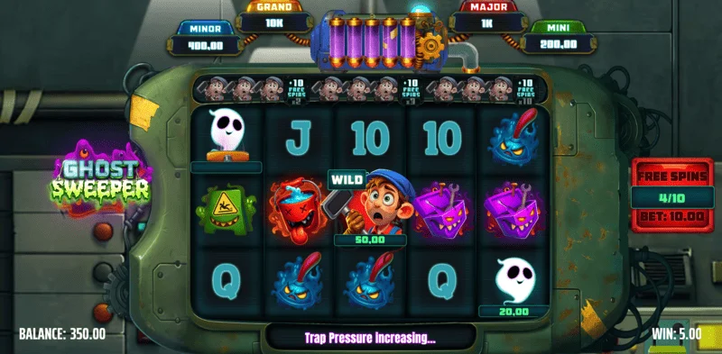 Ghost Sweeper - Comodín que aparece en los rodillos del juego base